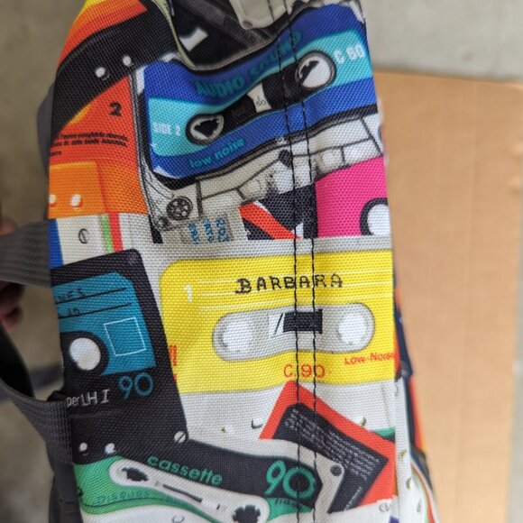 Classic Jansport Superbreak Backpack Mixtapes Cassette Tapes All Over Print - Picture 5 of 8